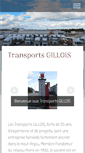 Mobile Screenshot of gillois-transports.com