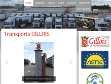 Tablet Screenshot of gillois-transports.com